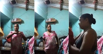 Indian Bhabhi Changing Cloths
