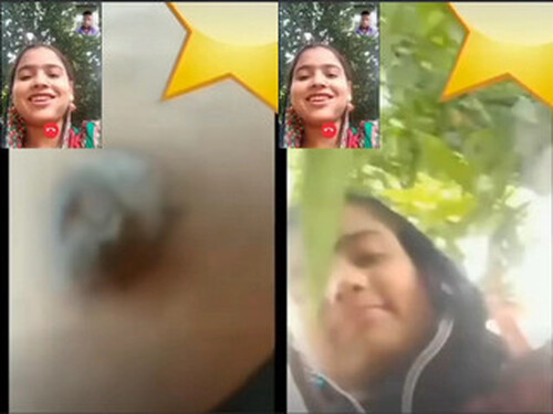 Indian Girl Shows Boobs On VC