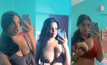 Cute Indian Mal Girl Shows Boobs Part 1