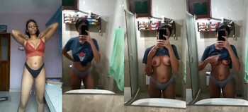 Cute Indian Slim Girl Shows Boobs