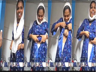 Cute Desi Shy Mallu Girl Shows her Boobs