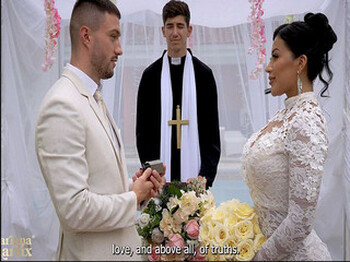 The Martix Wedding Chapter Iv – Mariana Fucks the Priest in a Bathroom After Getting Married