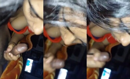 Sexy Indian Wife Blowjob