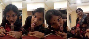 Indian Bhabhi Sucking Hubby Dick