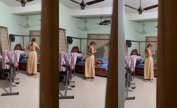 Indian Aunty Changing Cloths