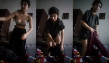Indian Girl Striping and Shows