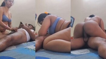 Sexy Indian Wife Blowjob and Fucking