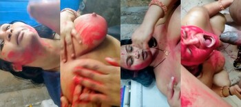 Horny Indian BBW Holi Special Blowjob and Fucking part 2