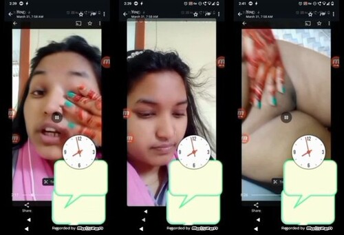 Sexy Indian girl Shows Her Boobs On VC