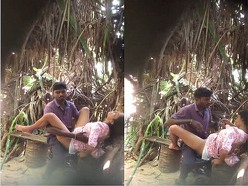 Sri Lankan Lover OutDoor Blowjob and Fucking MMS part 5