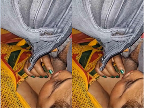 Horny Indian Bhabhi Sucking Dick