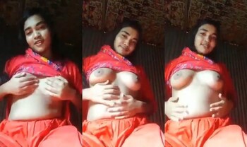 Cute Indian Girl Shows Boobs