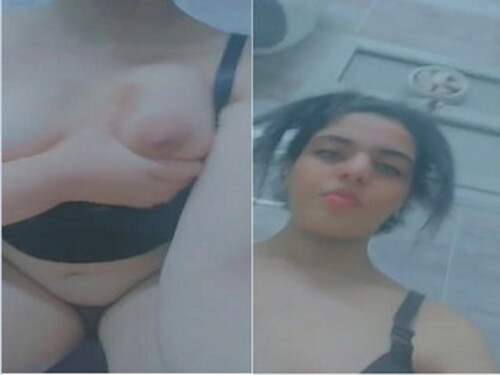 Horny Indian Girl Pressing Boobs and Shows pussy part 1