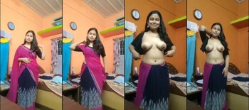 Hot Indian Shy Girl Shows her Boobs