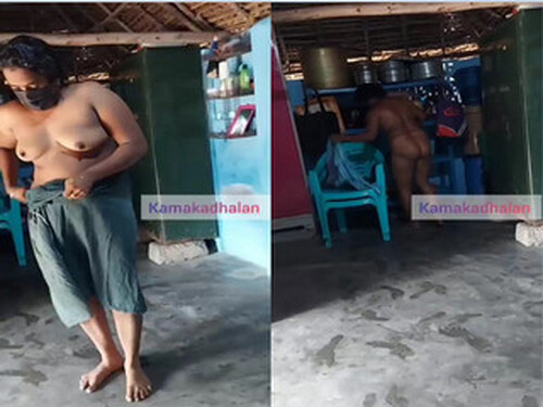 Indian Tamil Wife Waring Cloths
