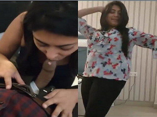 Sexy Indian Mall Dancing and Sucking Dick