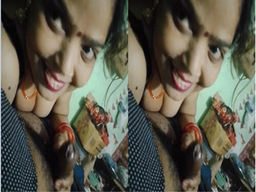 Sexy Indian Wife Blowjob and Fucking