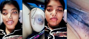 Cute Indian Girl Shows Her Boobs and Pussy On VC