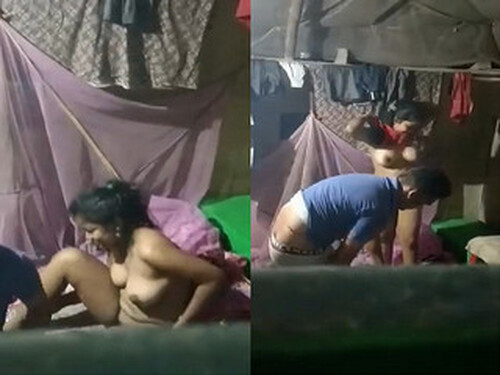 Indian Lover Wearing Cloths after Sex