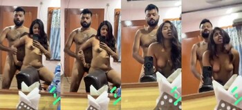 Indian Tamil Wife Handjob and Standing Fucking