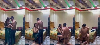 Sexy Indian Bhabhi Romance and Fucking With Lover