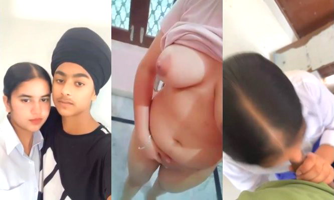 Cute Punjabi Girl Showing Blowjob