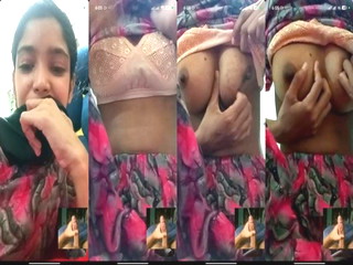 Horny Girl Showing Her Friend