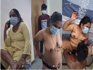Horny Tamil  Wife Fucking With Young Lover
