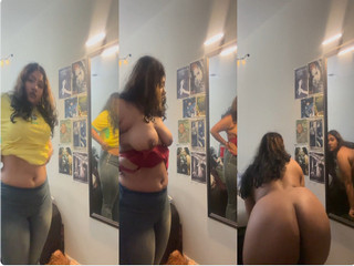 BigAss Desi Baddie Showing Teasing